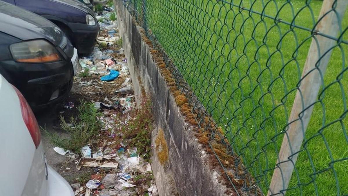 Una de las zonas donde se acumula la basura.