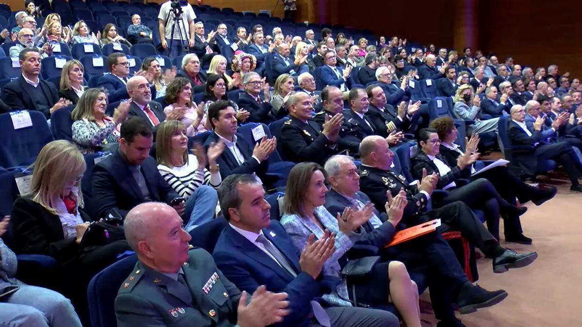 Asistentes a la gala de esta mañana