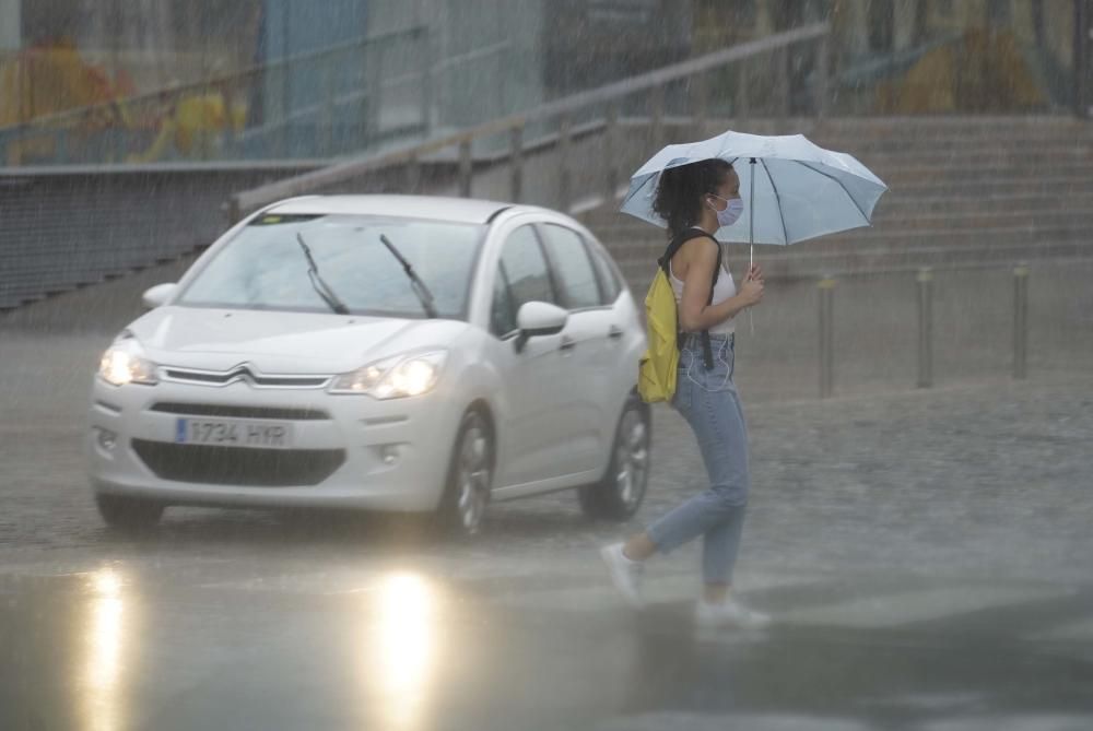 La tempesta a la ciutat de Girona