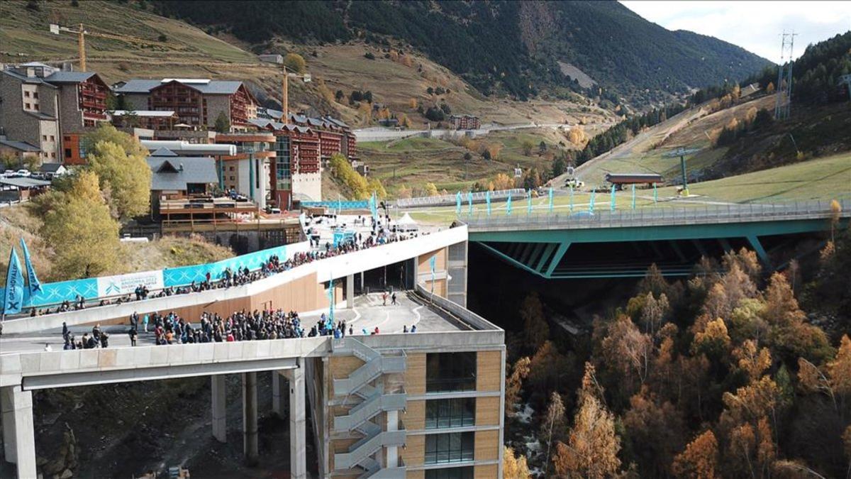 Inauguración de la plataforma y aparcamiento Avet de Soldeu