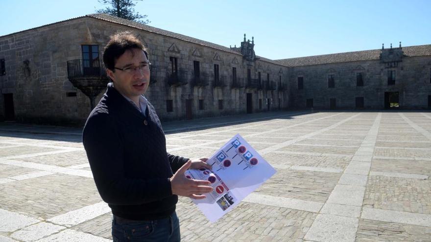 La plaza de Fefiñáns no volverá a abrir al tráfico
