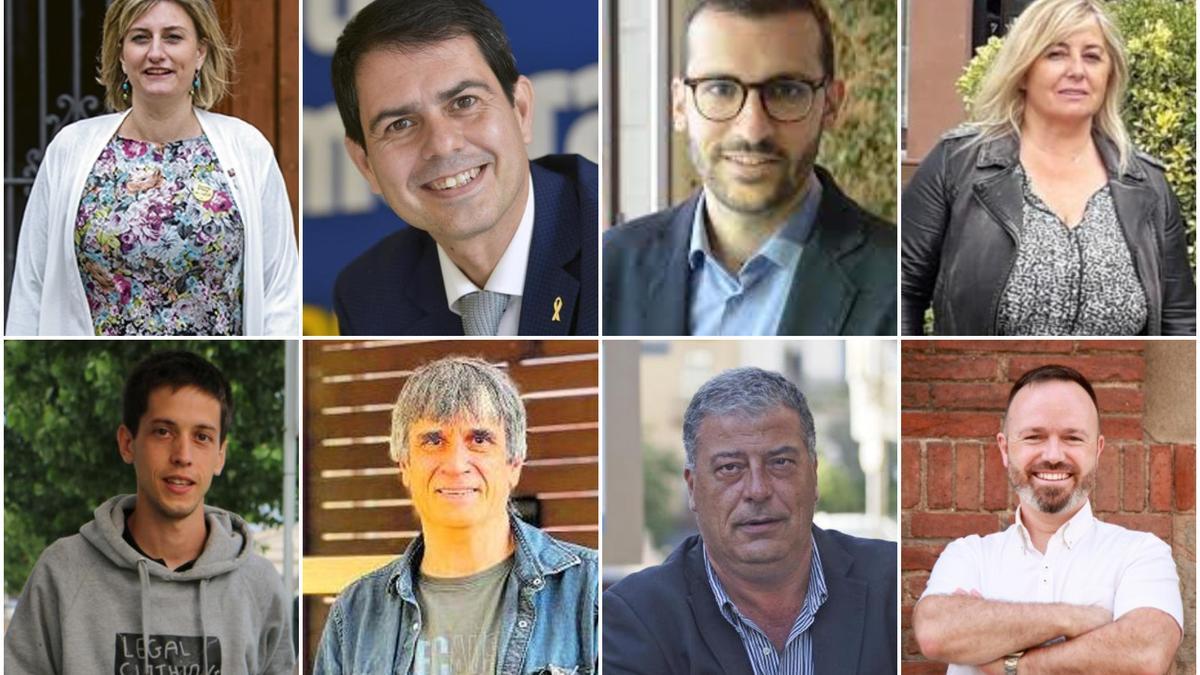 Els set candidats a l'alcaldia d'Igualada