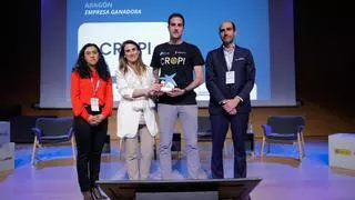 Cropi, el aliado digital de los agricultores, gana los Premios Emprende XXI en Aragón