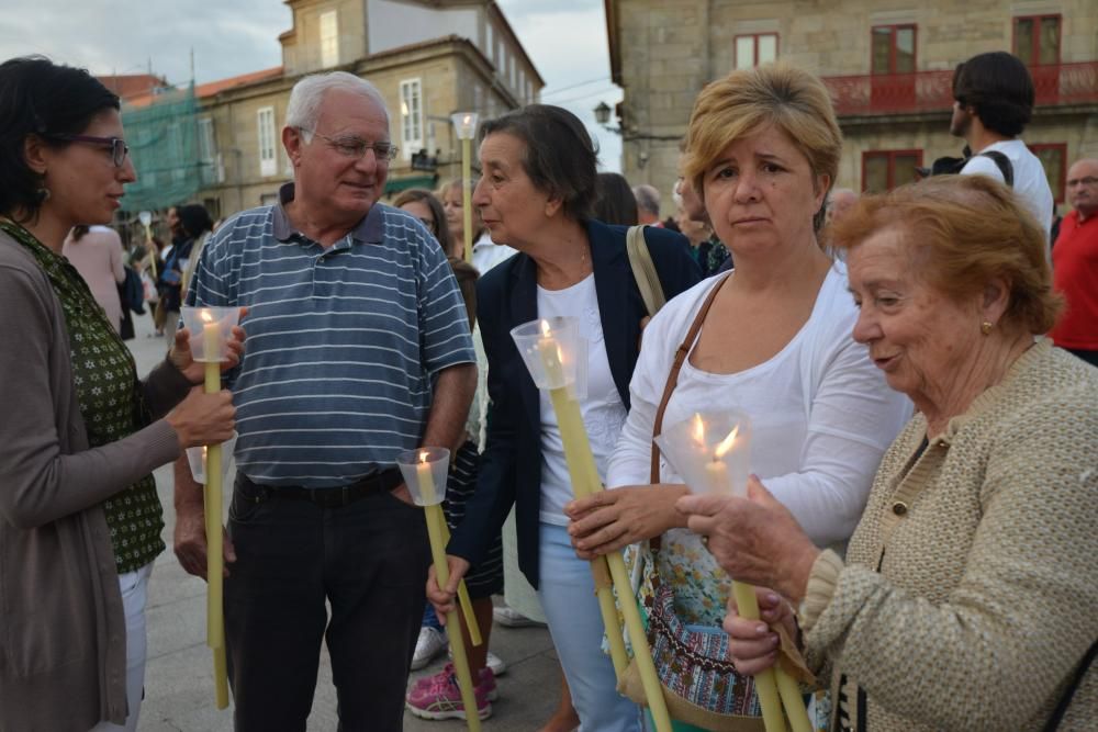 San Roque mueve a cientos de fieles en Pontevedra