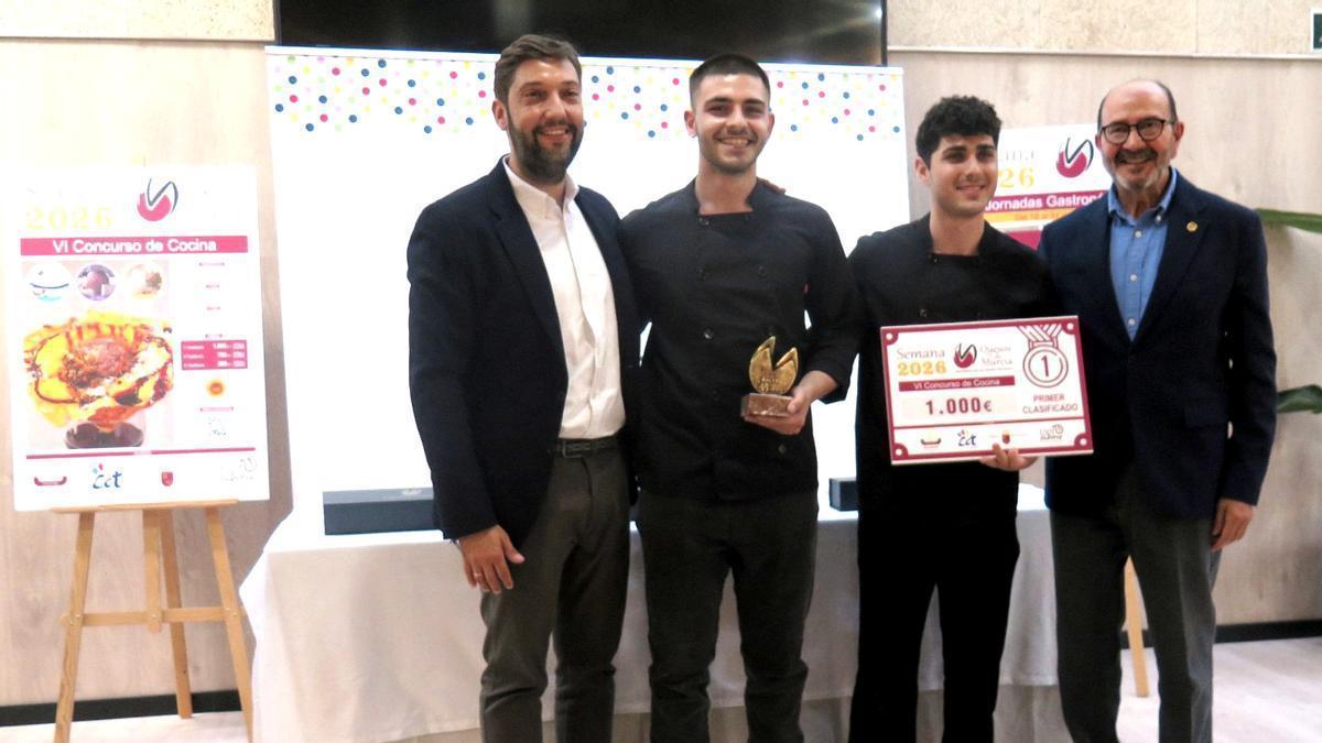 El joven chef Mario García recoge el Premio de Cocina 2026 ‘Quesos de Murcia D.O.P.’