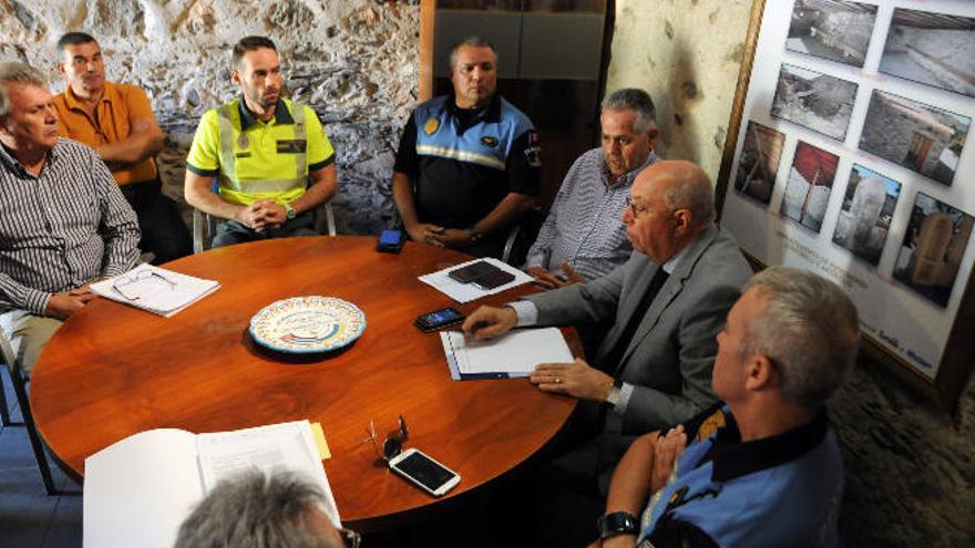 Reunión de los representantes del sector del transporte.