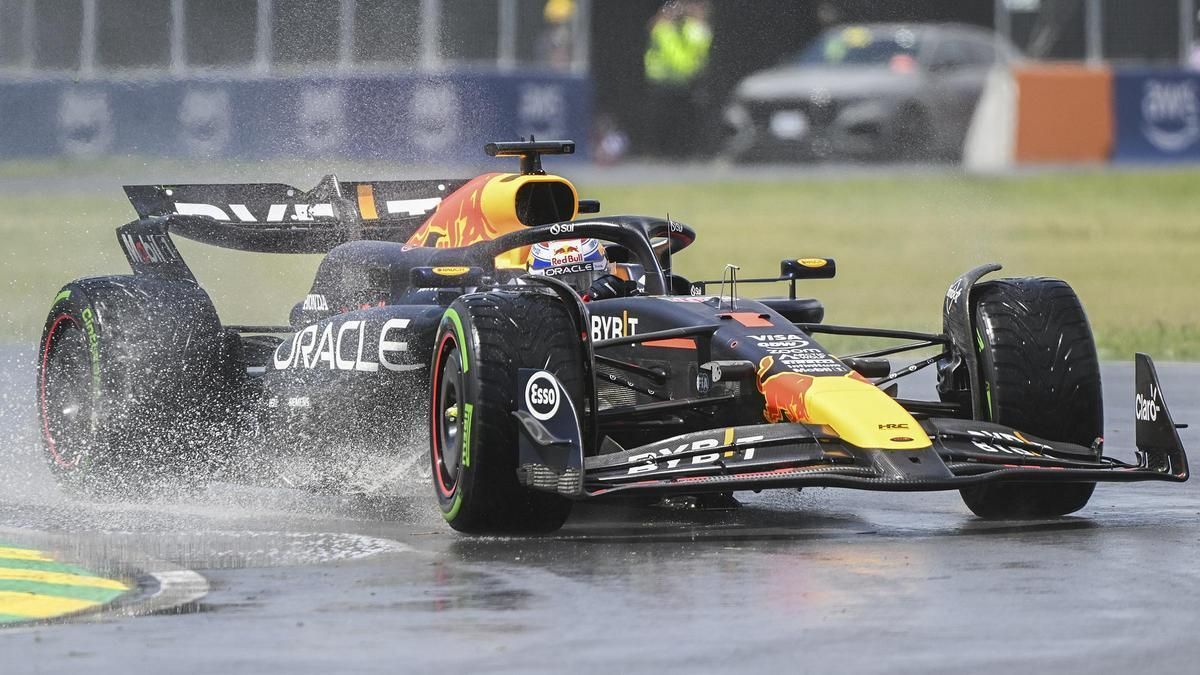 Max Verstappen, en acción en el circuito de Montreal.