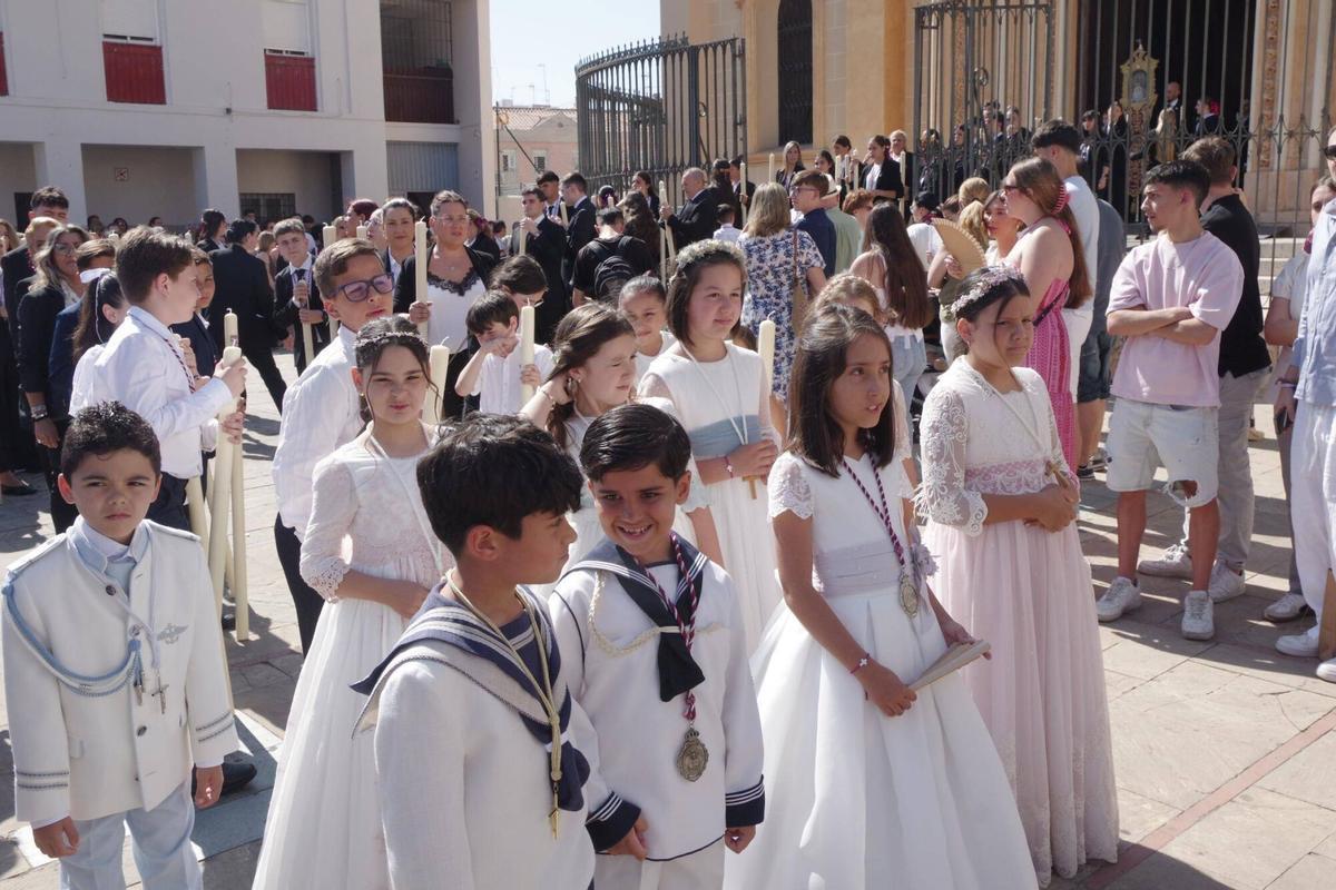 Procesión de la Virgen de la Trinidad Coronada, en imágenes