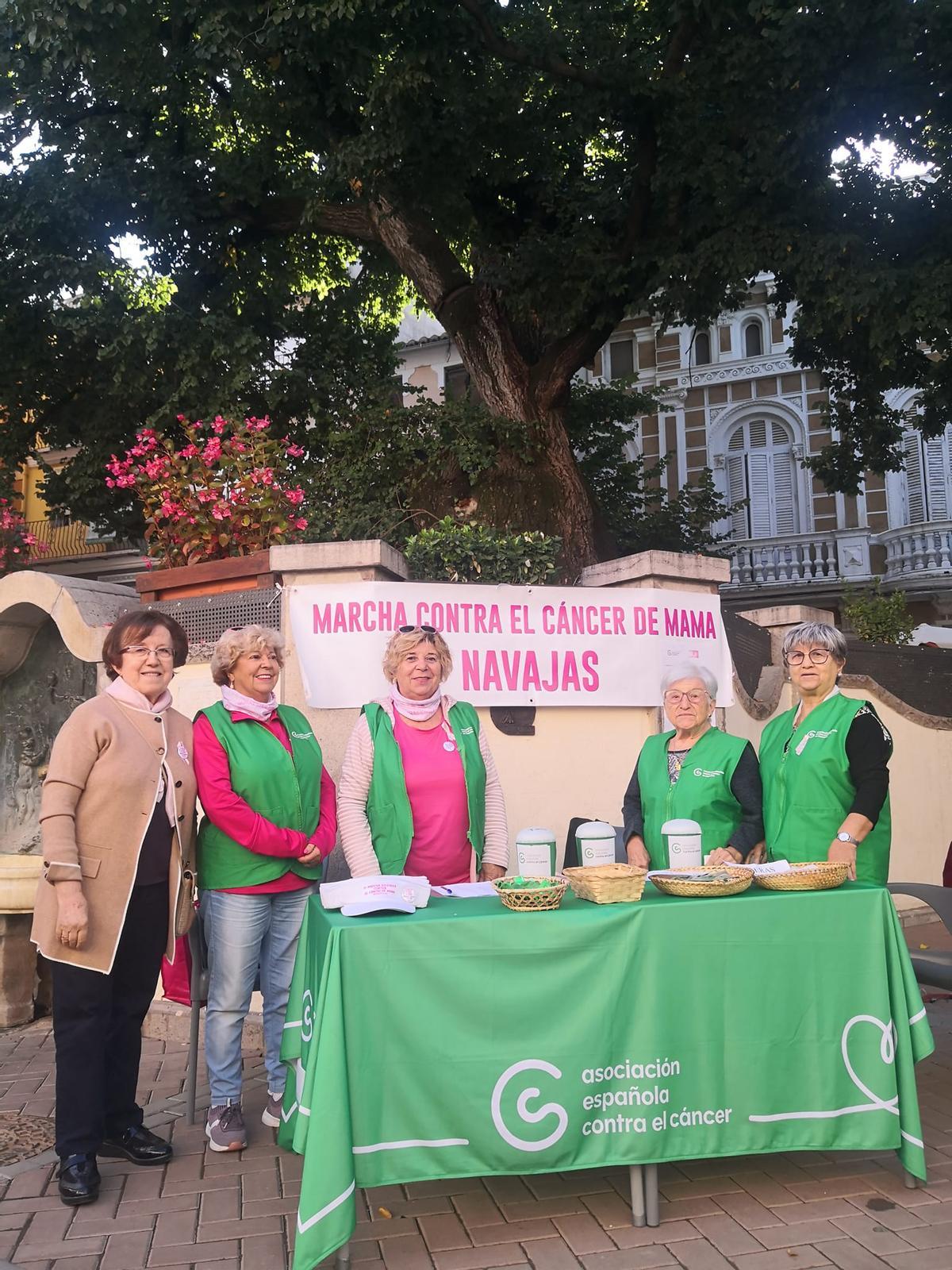 Marcha Solidaria Contra el Cáncer de Mama en Navajas