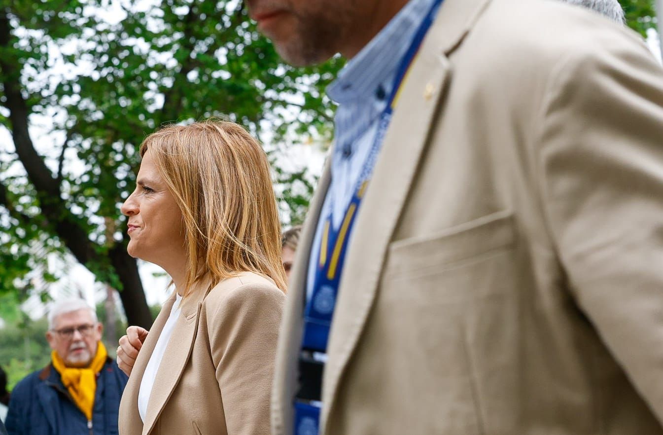 Pilar Bernabé declara en la Ciudad de la Justicia en la instrucción de la dana