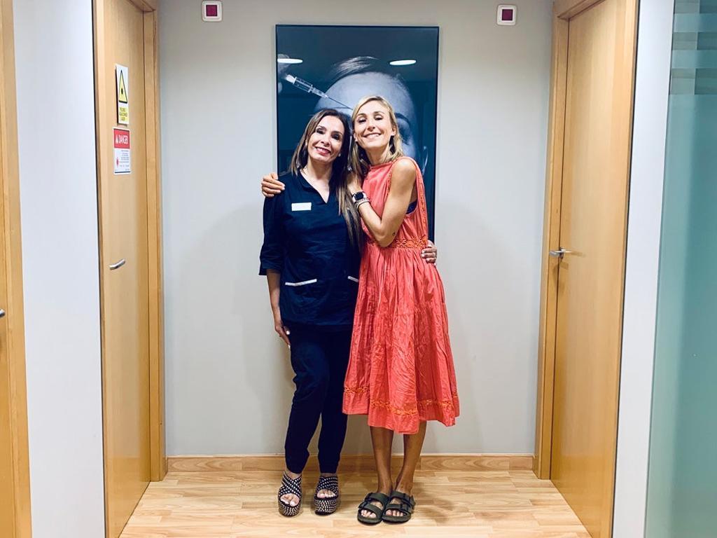 Osiris con la doctora Díaz