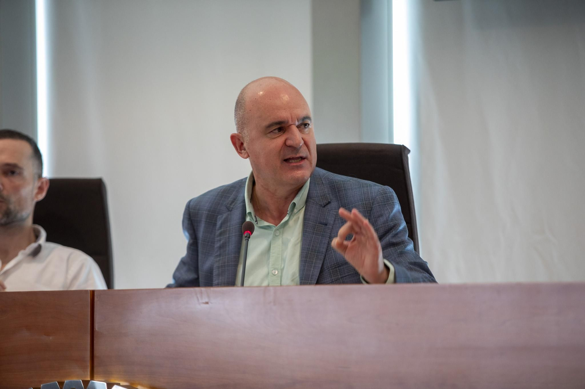 Vicent Marí en el pleno insular de este viernes.