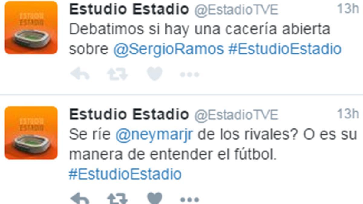 Los dos tweets de 'Estudio Estadio' de TVE que incendiaron las redes