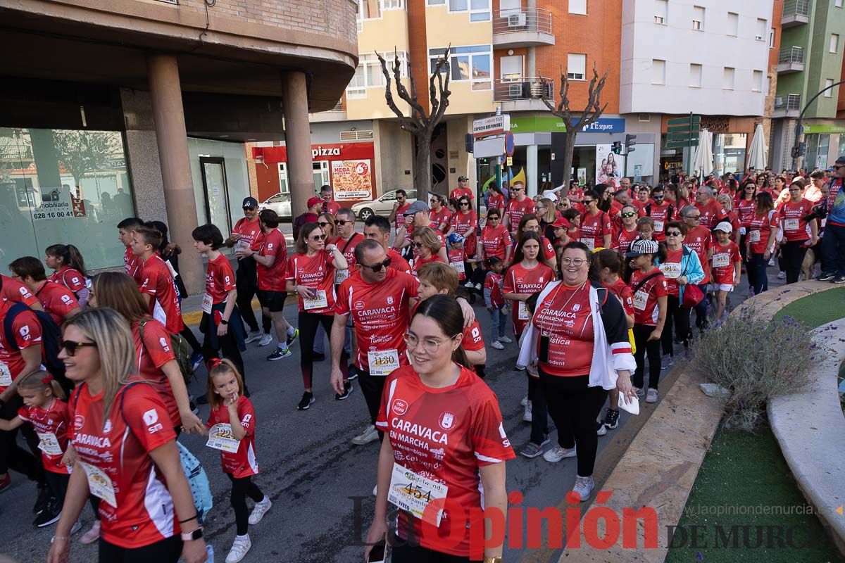 Marcha de la ONG Delwende en Caravaca