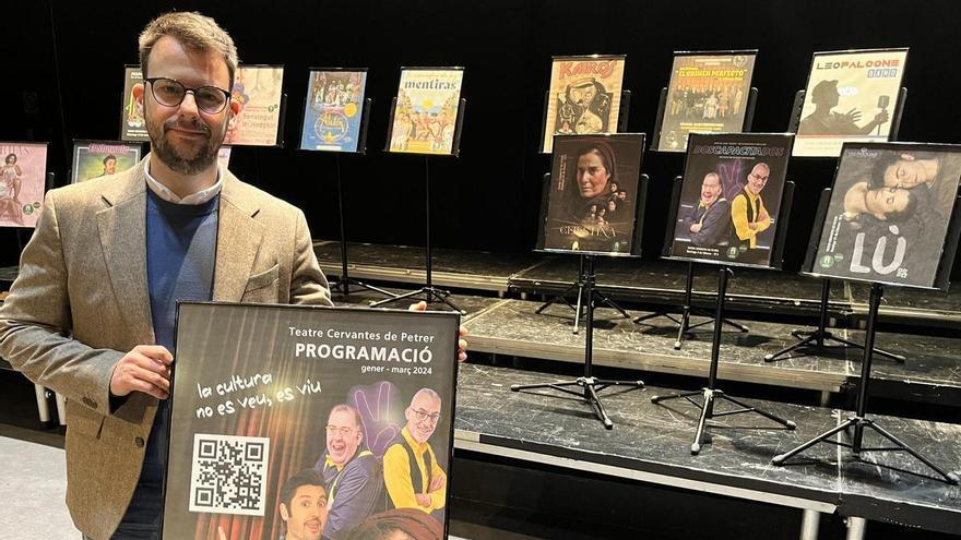 Humor, espectáculos infantiles y apuesta por artistas locales en la nueva programación del Teatro Cervantes de Petrer