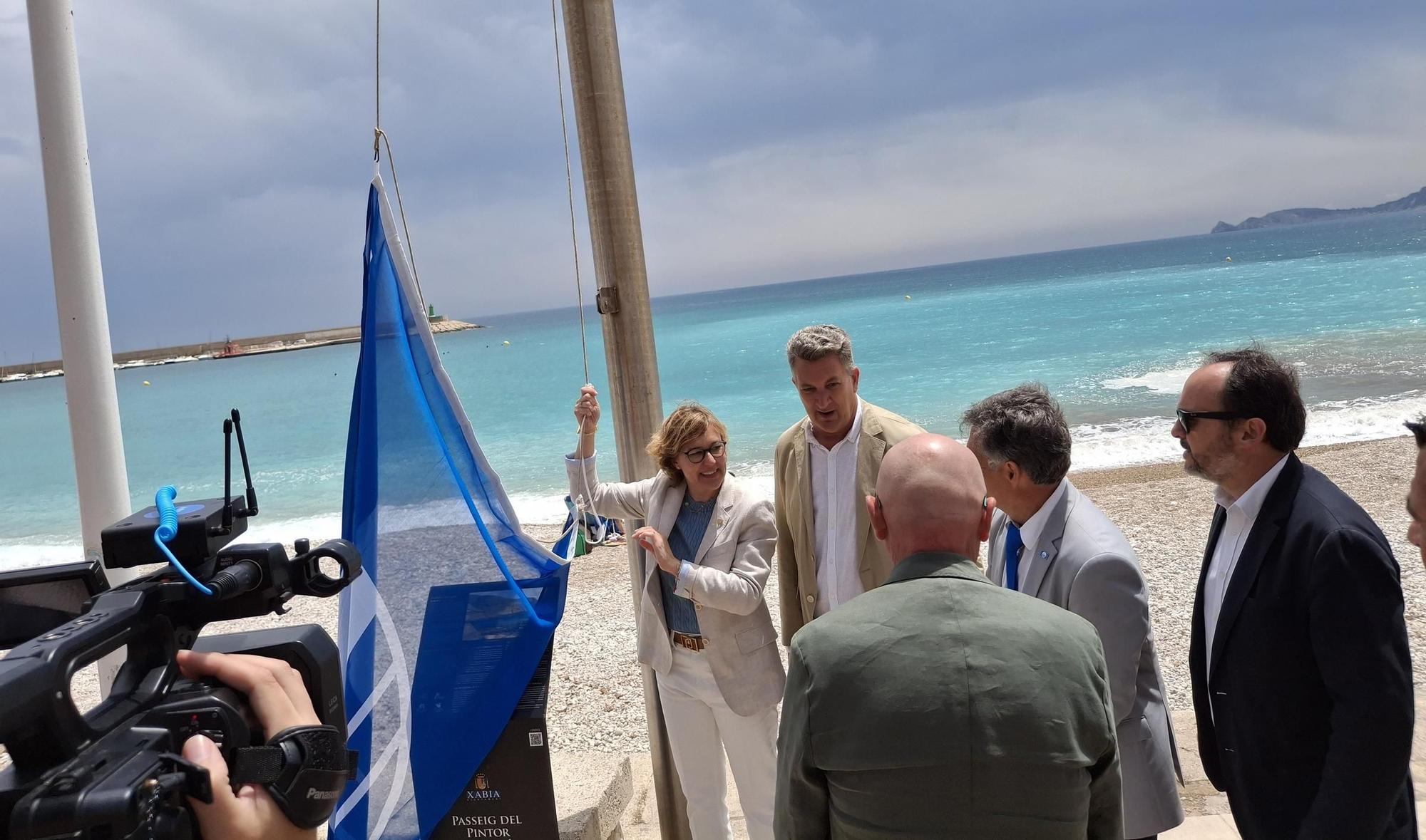 Xàbia, escenario de bandera: así ha sido la entrega de las 164 banderas azules (imágenes)