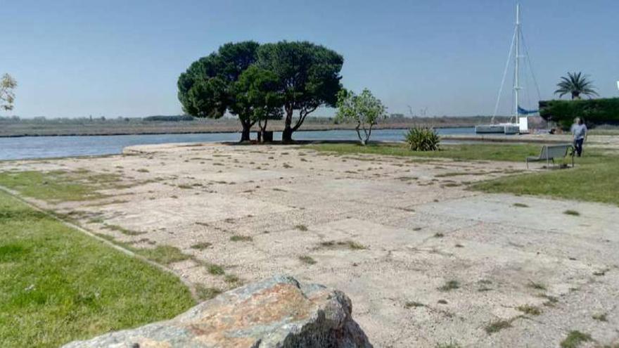 La zona d&#039;actuació en el seu estat actual.