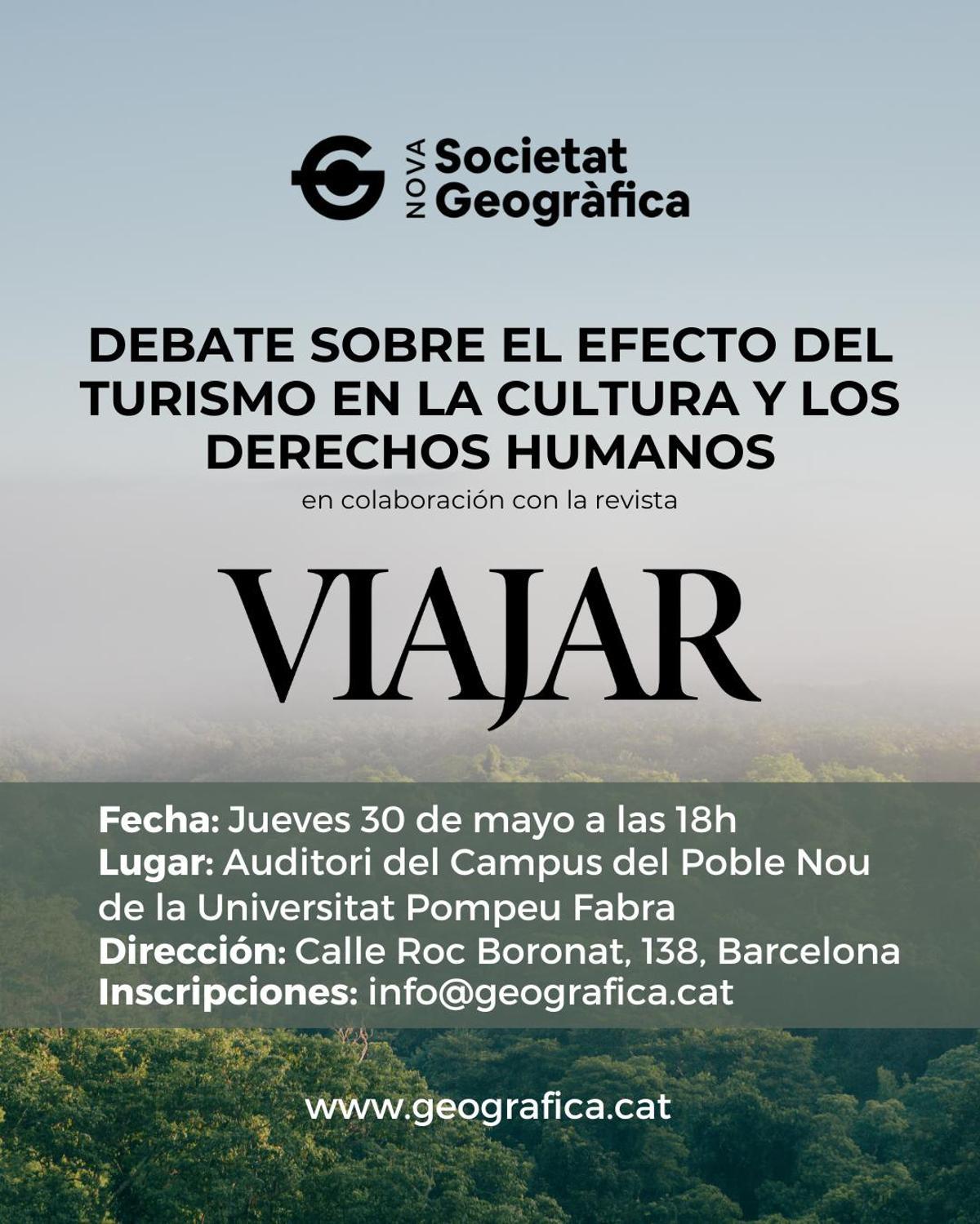 Debate sobre el efecto del turismo en la cultura y los derechos humanos.