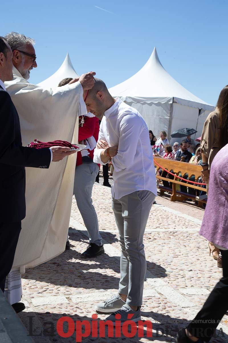 Imposición de nuevos hermanos cofrades de la Vera Cruz de Caravaca