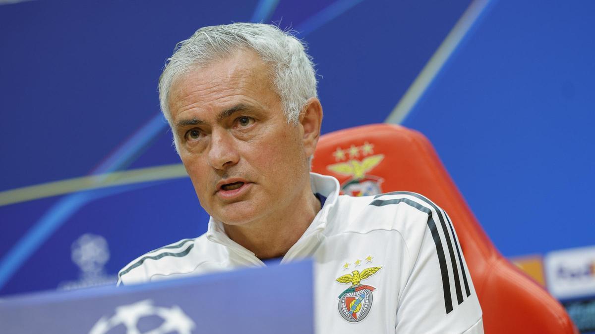 CHAMPIONS LEAGUE BENFICA REAL MADRID RUEDA DE PRENSA DE Mourinho 