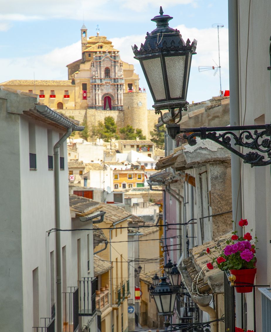 Vista del monasterio de Santa Clara en la ciudad de Caravaca de la Cruz