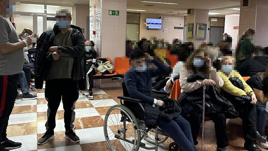 Hasta 24 horas de espera en Urgencias para una cama de hospital en la ola de gripe en la provincia de Alicante