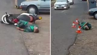 Surrealista suceso en Canarias: dejan a un hombre “durmiendo la mona” en la carretera “para que aprenda”