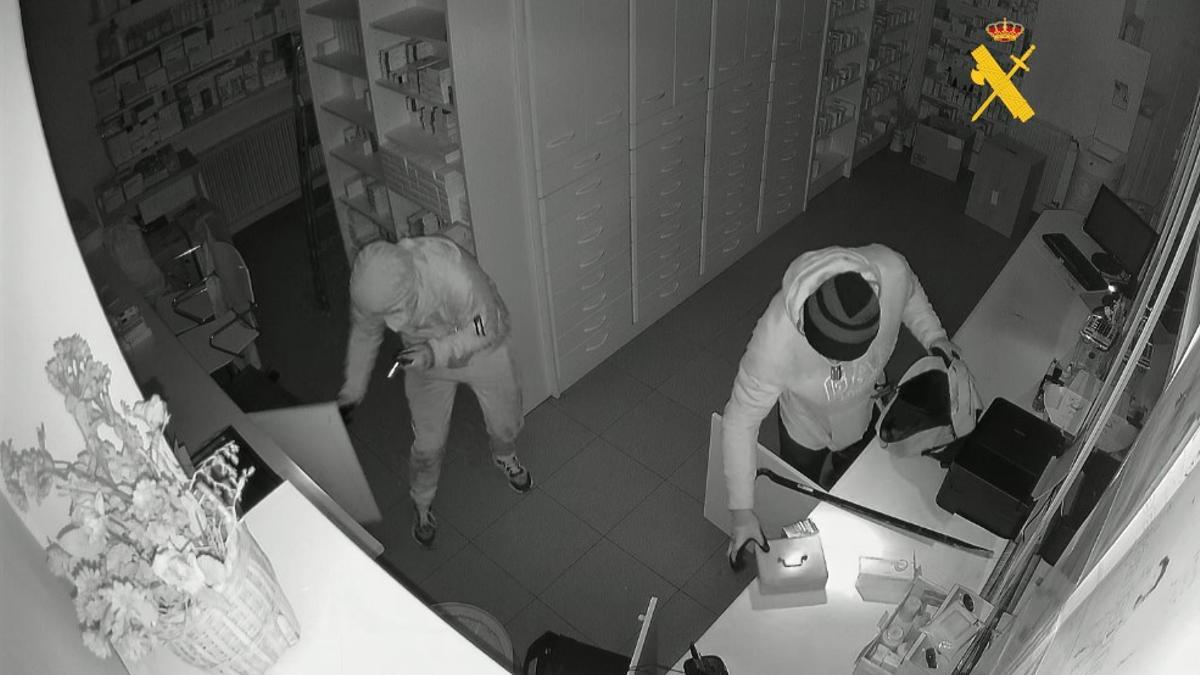 Dos de los asaltantes del grupo especializado en robos con fuerza.