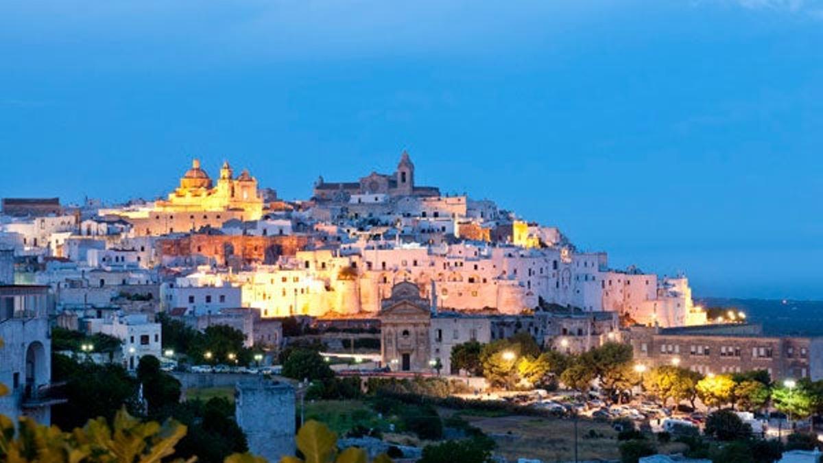 Vista de Ostuni, uno de los pueblos más populares de la zona.