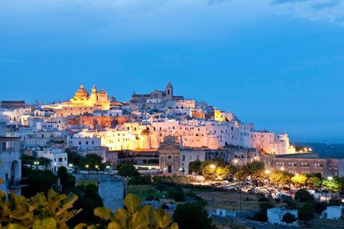 Vista de Ostuni, uno de los pueblos más populares de la zona.