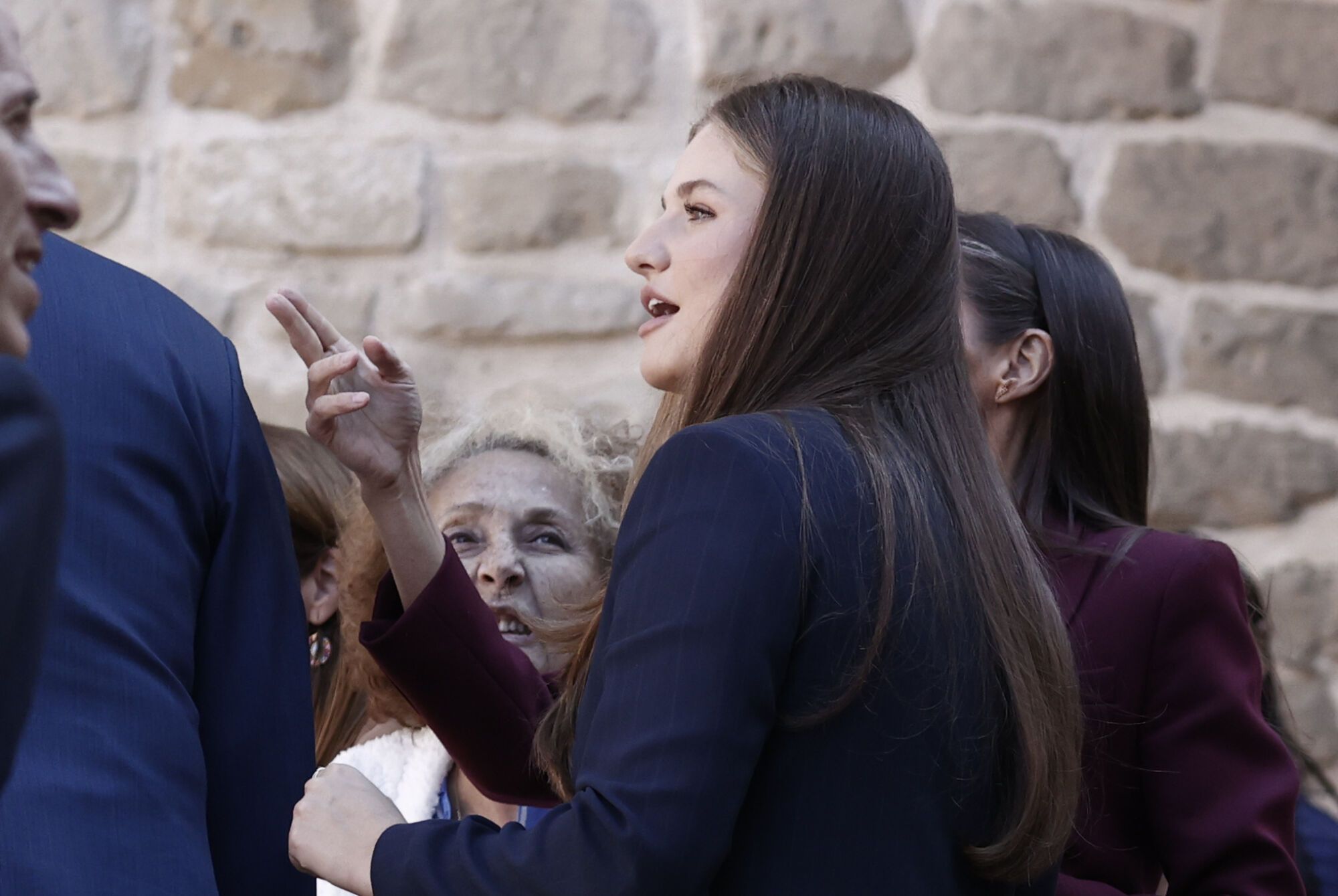 EN IMÁGENES: Leonor se da un baño de multitudes en su estreno como Princesa de Viana