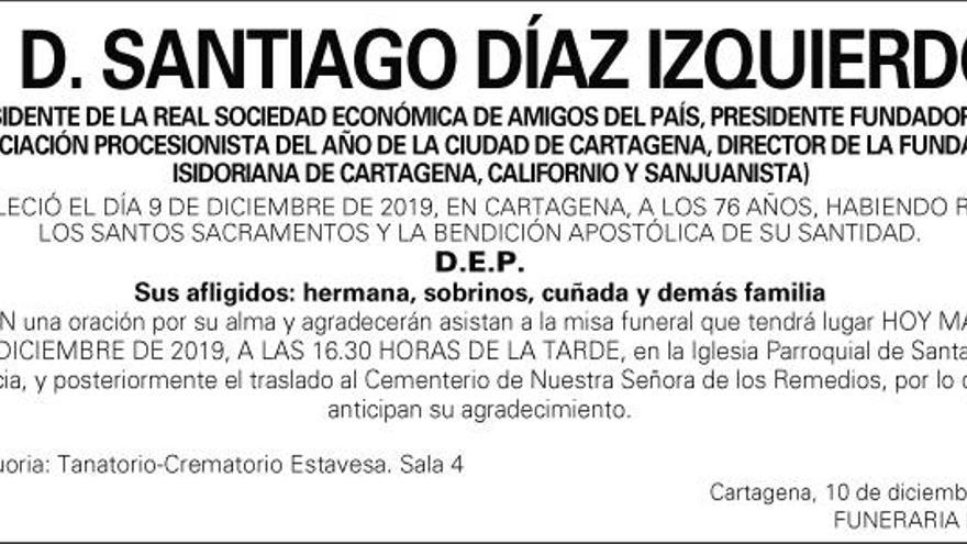 D. Santiago Díaz Izquierdo