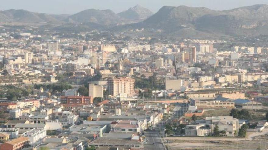 Vista panorámica de la ciudad de Elda en una imagen de archivo.