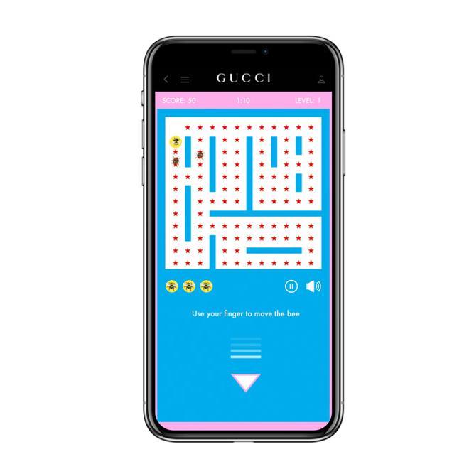 Gucci Bee, uno de los videojuegos de la app de Gucci