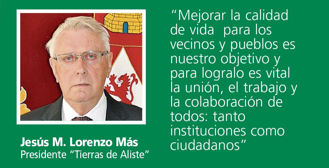 Jesús M. Lorenzo Mas. Presidente de &quot;Tierras de Aliste&quot;