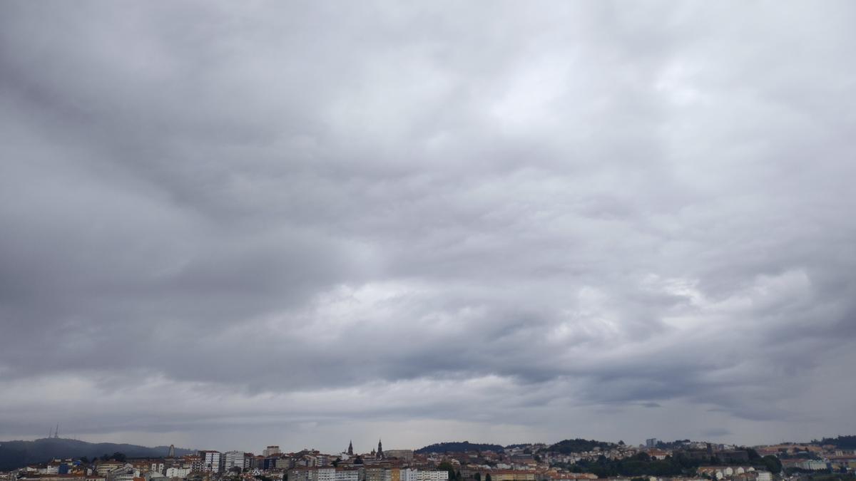 Cielos cubiertos en Santiago de Compostela