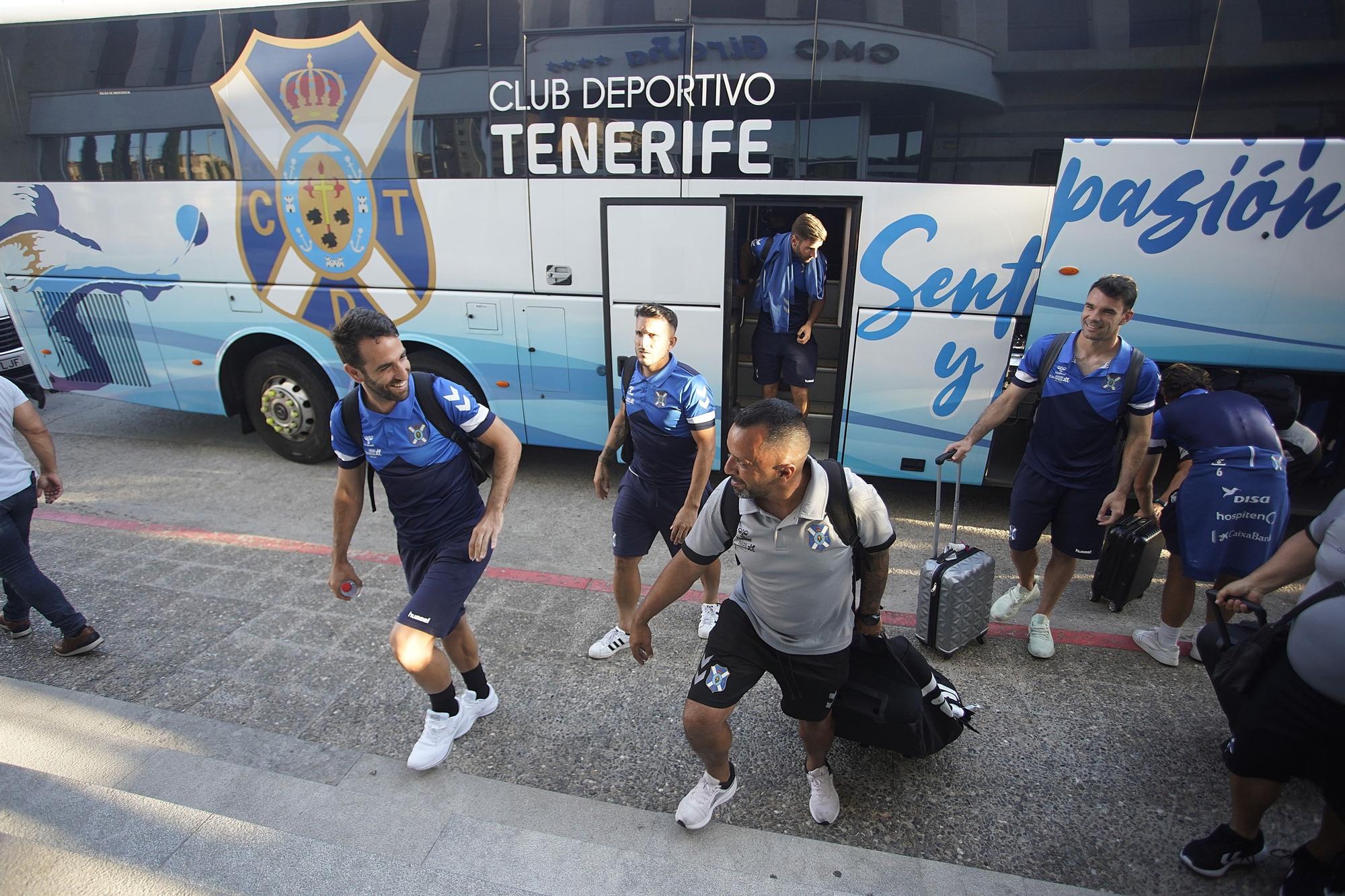 Arribada del Tenerife a la ciutat de Girona