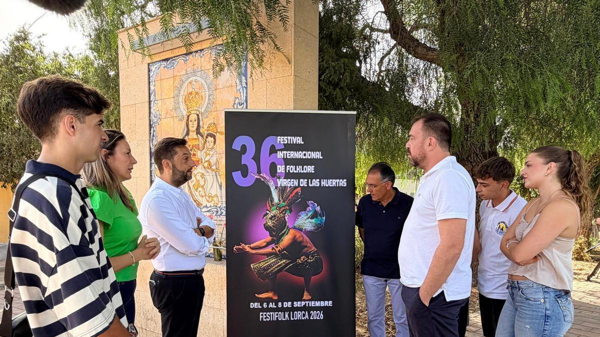 Presentación del Festival Internacional de Folklore Virgen de las Huertas.