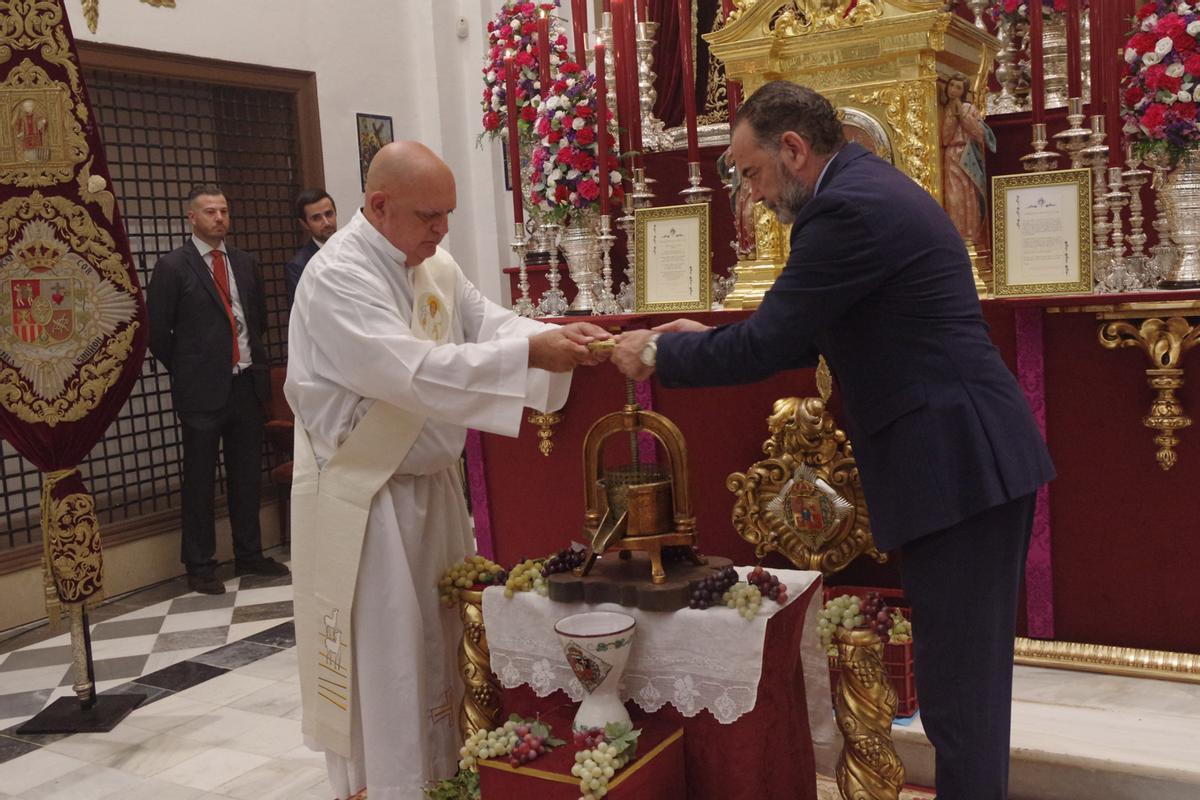 Pregón de la 74 bendición de las uvas y el mosto en la iglesia de las Catalinas