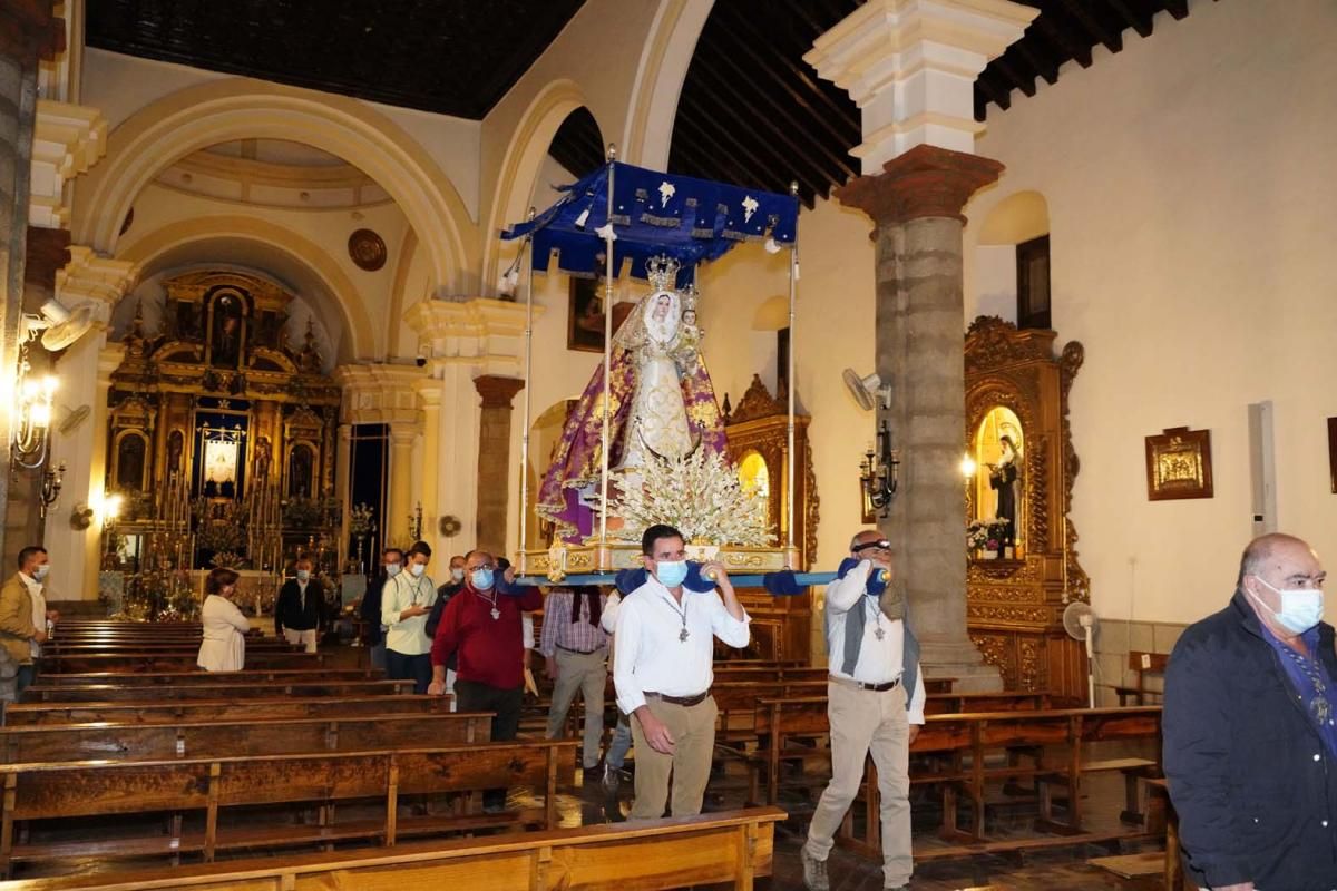 La Virgen de Luna regresa a su santuario desde Villanueva de Córdoba