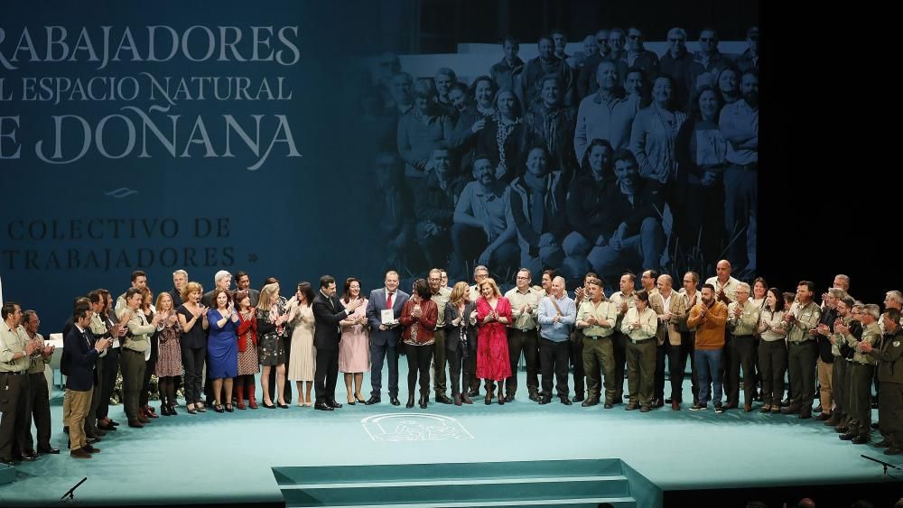 Acto entrega Medallas de Andalucía en el día ...