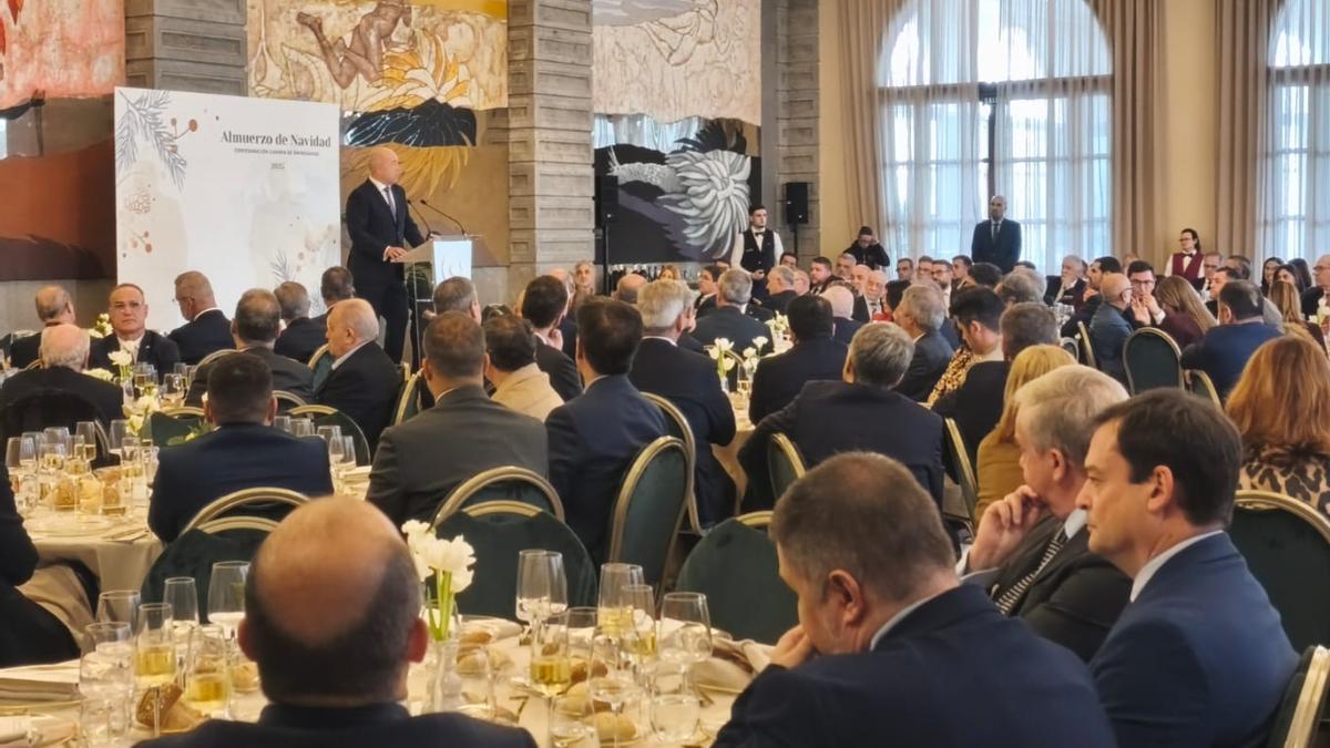 Comida de Navidad de la Confederación Canaria de Empresarios.