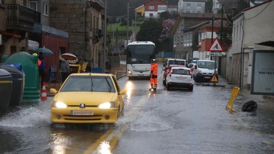 Vuelven las inundaciones en Pontevedra y Cuntis