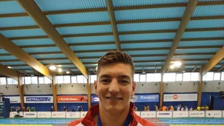 Miguel Durán suma su segundo oro en Sabadell en el 800 libres