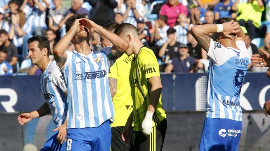 En el último choque jugado en La Rosaleda, el Málaga cayó 0-1 ante el Zaragoza.