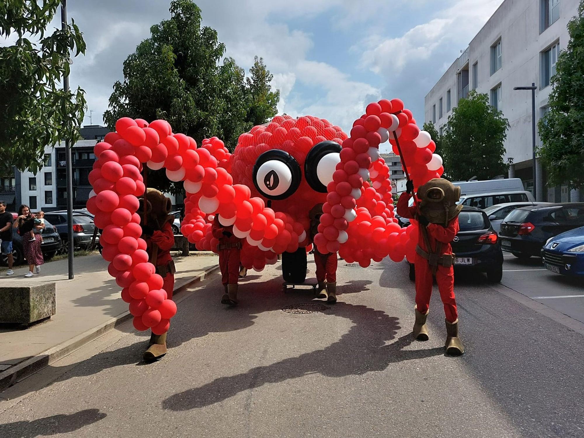 El desfile del "polbo xigante" de Bueu