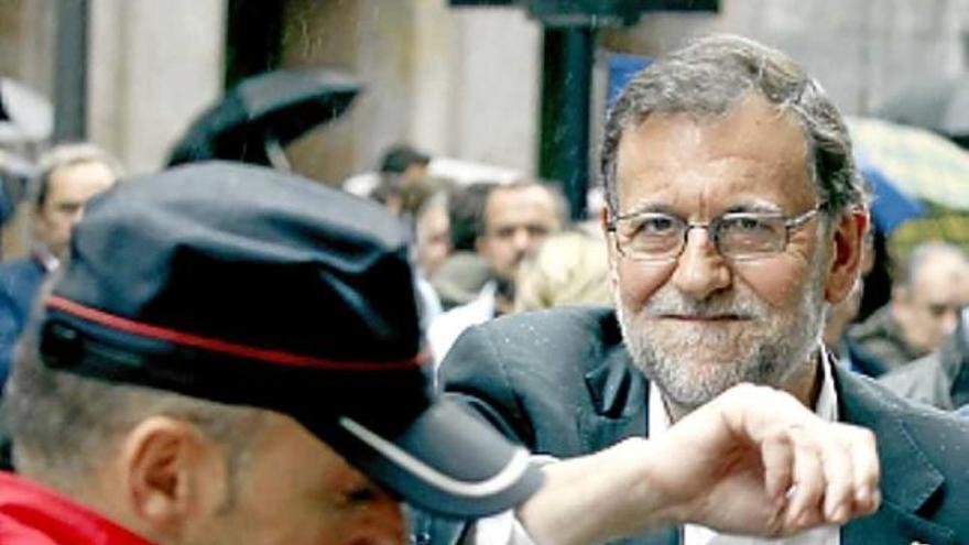 Rajoy, ahir a Bilbao molt escortat