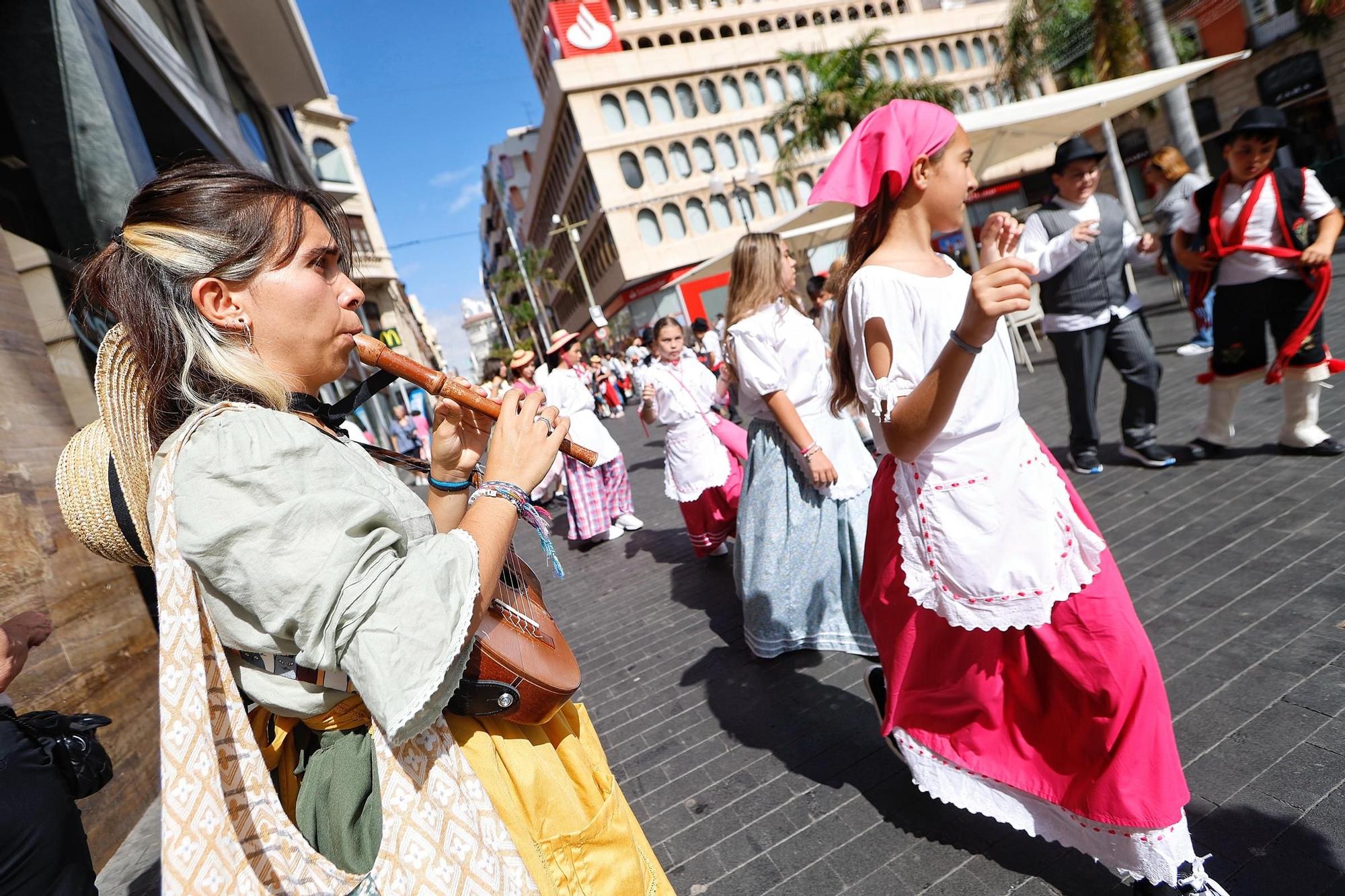 Segundo paseo romero escolar de Santa Cruz