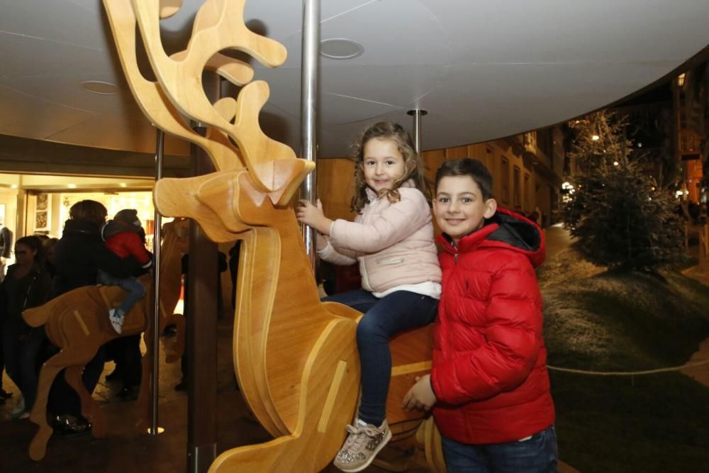 Encendido del alumbrado navideño en Vigo