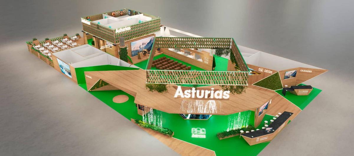 Estand de Asturias en FITUR 2026.